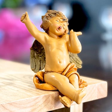 VINTAGE: Original Fontanini Depose Italy Cherub Figurine - Angel - Nativity Figure - Roman Inc - Italy 