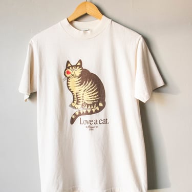 1970s T-Shirt B Kiliban Cat Tee M 