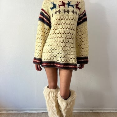 Vintage Alex Colman Sportswear Knitted Mini Dress by VintageRosemond