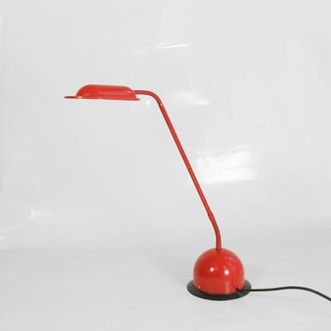 Red Vintage Hufnagel Leuchten Postmodern Adjustable Articulated Desk Lamp Retro Crane Architect Home Office Accent Studio Work Futuristic 