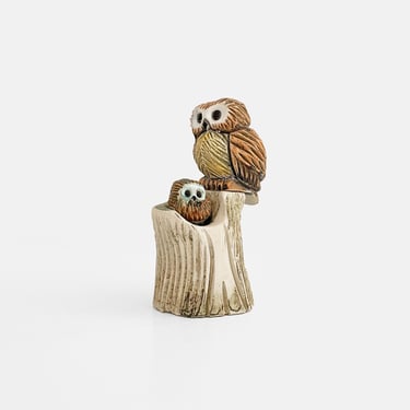 Artesania Rinconada Owls #332 Earthenware Ceramic 