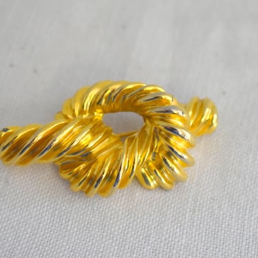 1980s/90s Carolee Rope Knot Brooch 