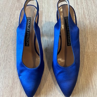 Vintage Maud Frizon Electric Blue High Heels by VintageRosemond