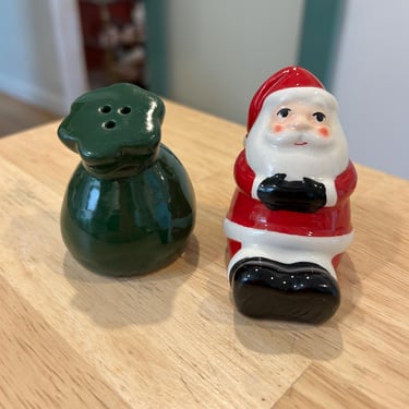 Santa and Christmas Tree Salt & Pepper Shakers 
