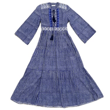 Dôen Indigo Printed Dress