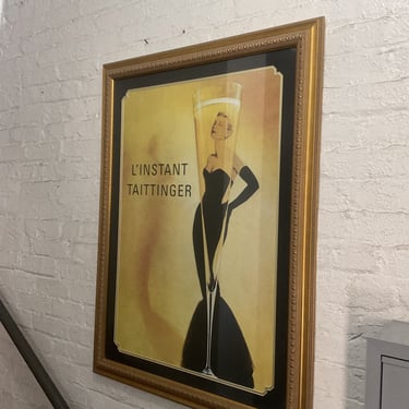 Taittinger Art Deco Poster