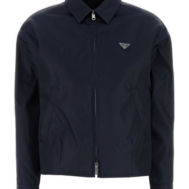 Prada Women Dark Blue Re-Nylon Jacket