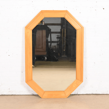 Founders Mid-Century Modern Sculpted Teak Framed Wall Mirror, 1970s