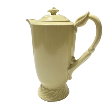 1950's Yellow Vernon Kilns Califonia Ceramic Large Tea Pot 