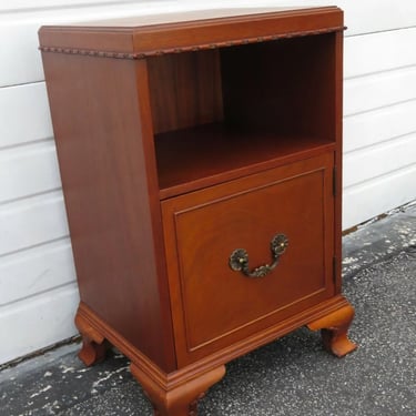 Rway Mahogany Tall Nightstand Side End Table 2038