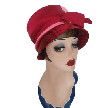 Vintage 90's CHRISTIAN DIOR Pink Monogram Trotter Bucket