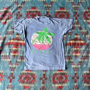 Vintage 70s Aruba Travel Shirt 