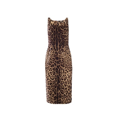 Dolce & Gabbana Leopard Printed Dress Women