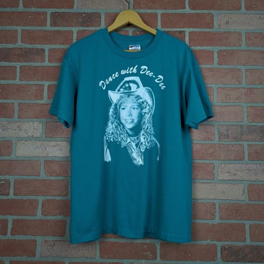 Vintage 90s Double Sided Dance with Dee Dee Dougherty ORIGINAL Line Dancer Tee - Large 
