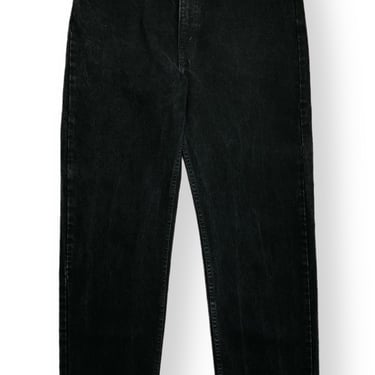 Vintage 90s Levi’s 505 Orange Tab Made in USA Black Denim Jeans Size W38 L32 