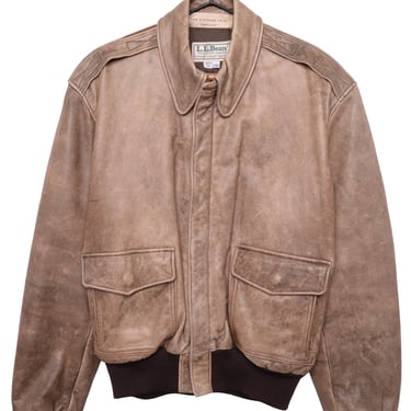 1980s Leather Bomber Jacket