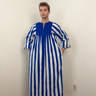 80s Models Coat Collection bold striped kaftan 