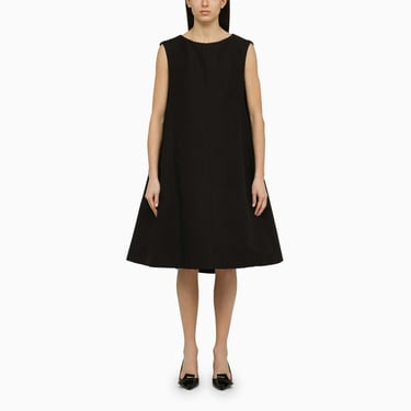 Marni Black Cotton Cocoon Dress Women