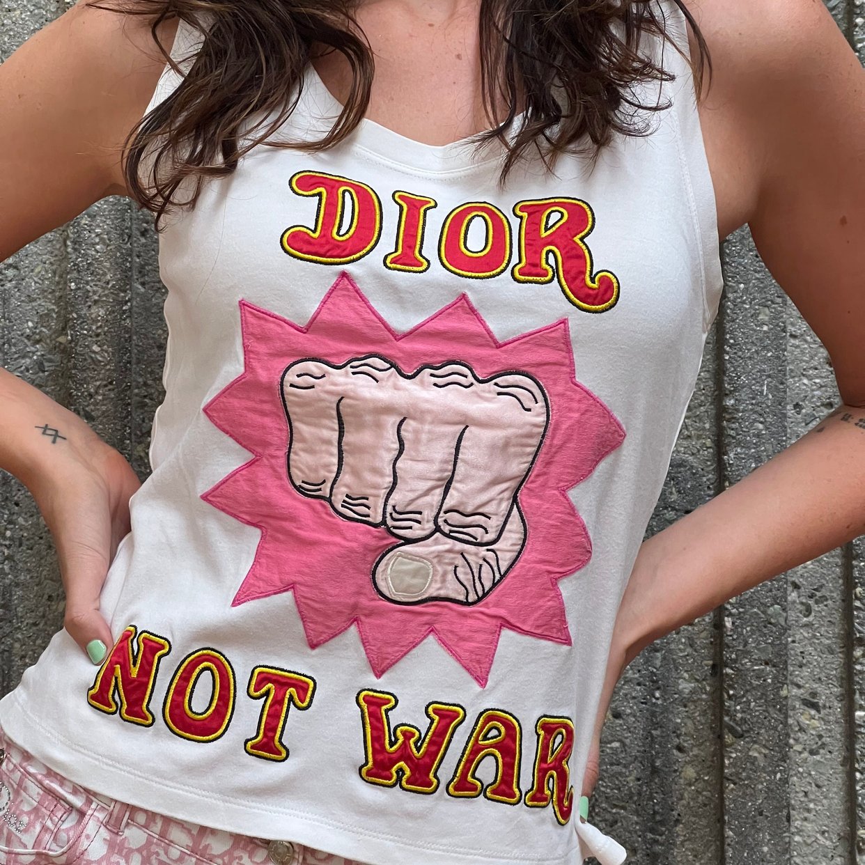 Dior Not War タンクトップ xs3x