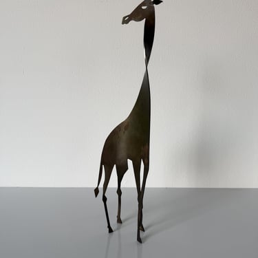 Taisto Kaasinen Porcelain Giraffe Sculpture For Arabia Finland