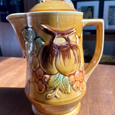 Vintage 1970s Pitcher with Lid | Made in Japan 