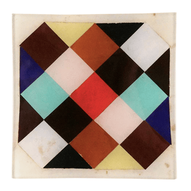 John Derian | Woven Color Study Plateau 6" Square Plate