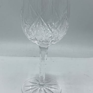 Vintage Nachtmann Traube Etched Hock Wine Glass Goblet Bohemian -Clear 