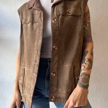 70s ‘Gabriel Levy’ Suede Vest / Medium 