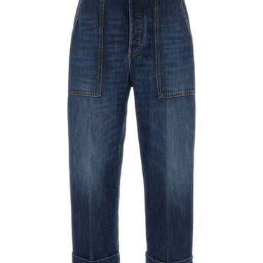 Bottega Veneta Women Blue Denim Jeans