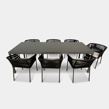 Point 1920 Outdoor Dining Set - Dining table and 8 chairs