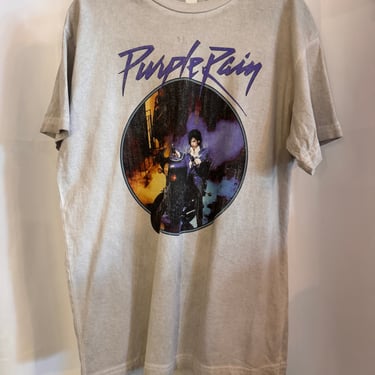 Prince Purple Rain Light Gray T-Shirt