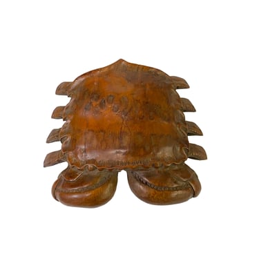 Chinese Bamboo Carved Crab Like Artistic Figure Display ws2180E 