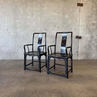 Pair of Chinoiserie Style Chairs