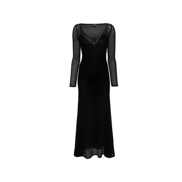 Tom Ford Lurex Crochet Maxi Dress Women