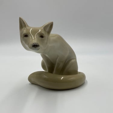 Gray Fox 6-Inch Porcelain Figurine
