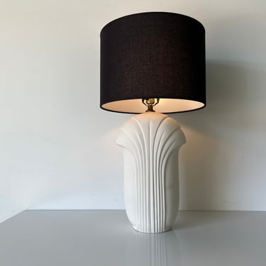 Vintage Art Deco - Style Ceramic Table Lamp 