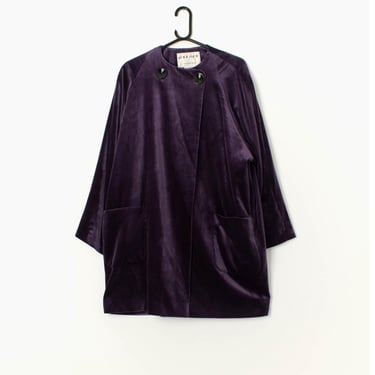 Vintage Jaeger purple velvet jacket - Small / Medium 