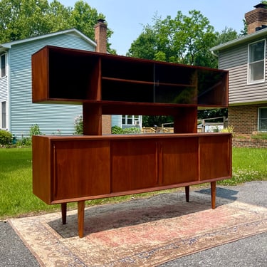 Peter Lovig Danish Modern Teak Wall Unit