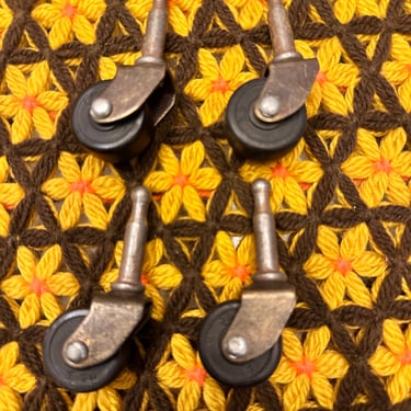 Set of 4 Vintage Castors Wheels 