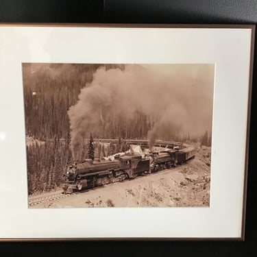 Sepia Print of Pacific Railroad (Seattle)