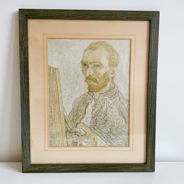 Framed Portrait of Van Gogh
