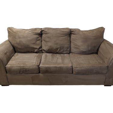 Tan Microfiber AFW Couch