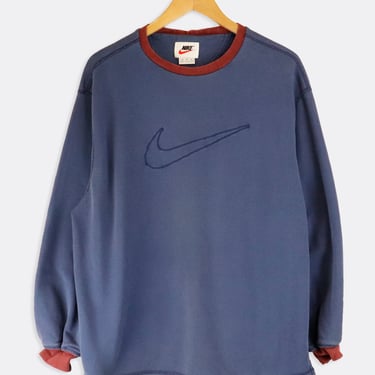 Vintage Nike Large Embroidered Logo Sweatshirt Sz M