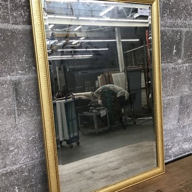 Golden Beveled Mirror (Seattle)