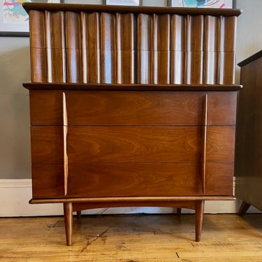 Mid Century Highboy Dresser by United Furniture