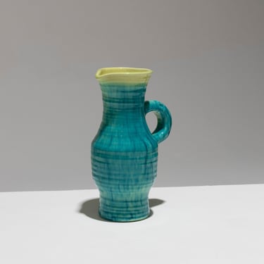 PETIT PICHET VASE EN FAÏENCE ACCOLAY, 1950s