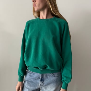 80s Benetton Green Sweatshirt - Made in Italy