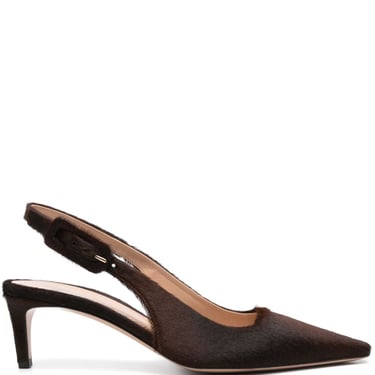 Gianvito Rossi Unisex Lindsay Pony Sling Back