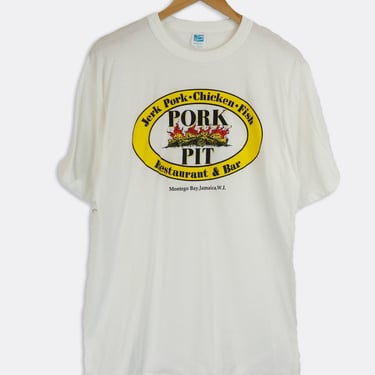 Vintage Pork Pit Restaurant And Bar T Shirt Sz XL