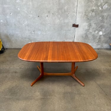 Mid Century Teak Dining Table By Dyrlund - Denmark - Circa 1965